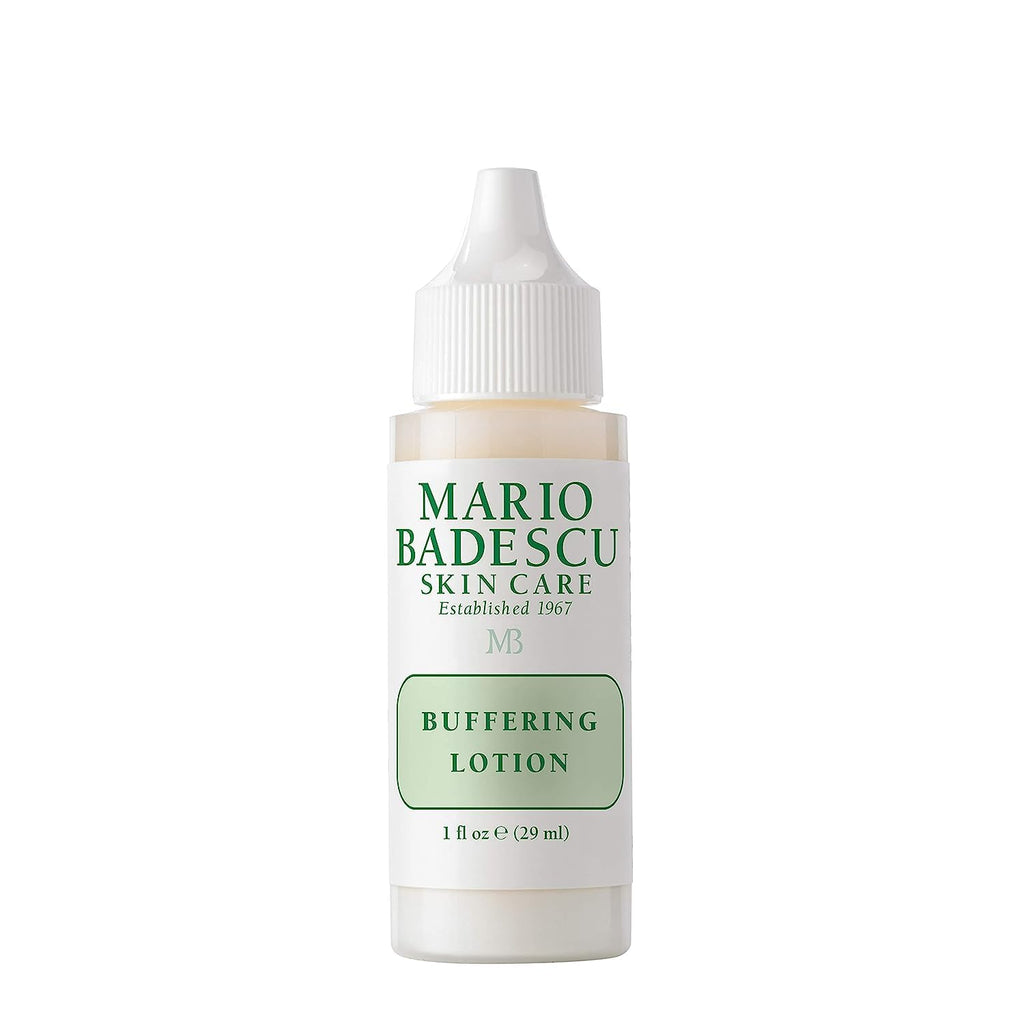Mario Badescu Buffering Lotion Blemish Spot Treatment for Face with Potent Zinc Oxide Niacinamide and B Vitamins | Overnight Treatment Serum that Targets Large Blemishes Under the Skin | 1 Fl Oz