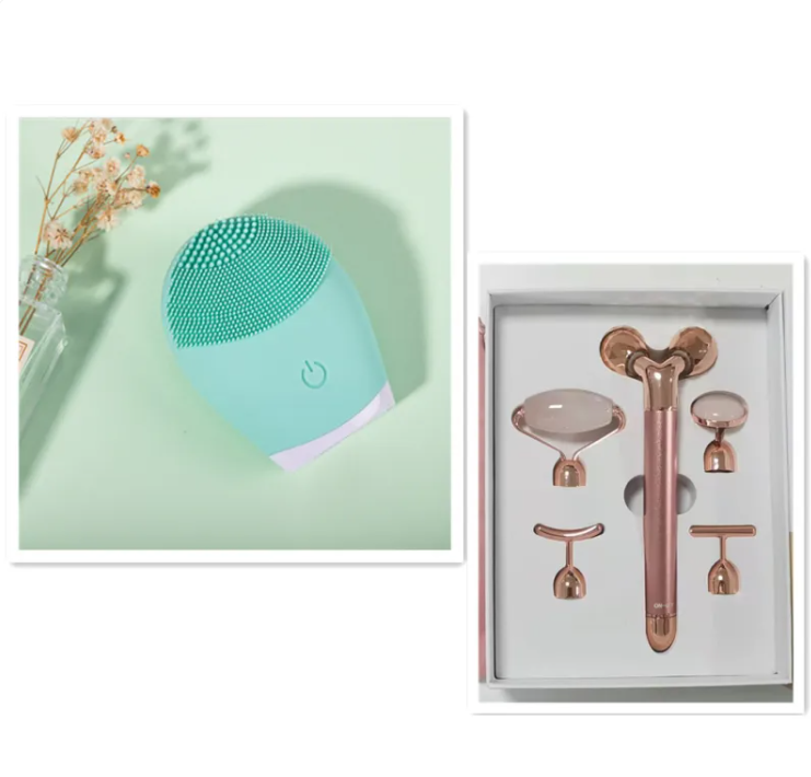 Ultrasonic Silicone Facial Cleansing Brush - Electric Skin Care Device My Store