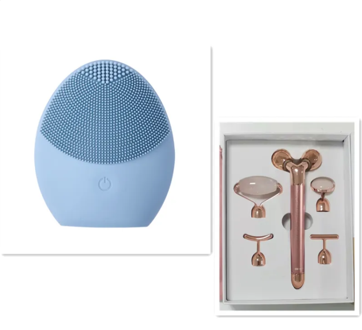 Ultrasonic Silicone Facial Cleansing Brush - Electric Skin Care Device My Store