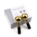 brakverla Facial Ice Globes and Roller Cooling Massager for Face Eyes and Neck Cryotherapy Treatment for Puffiness Dark Circles and Wrinkles (Gold) My Store