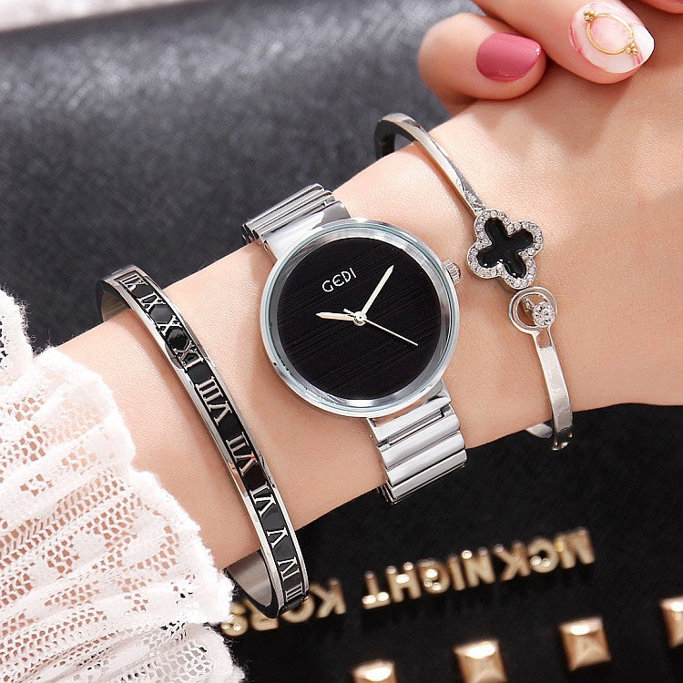Fashion Women's Bracelet and Watch Set (3 Pieces) My Store