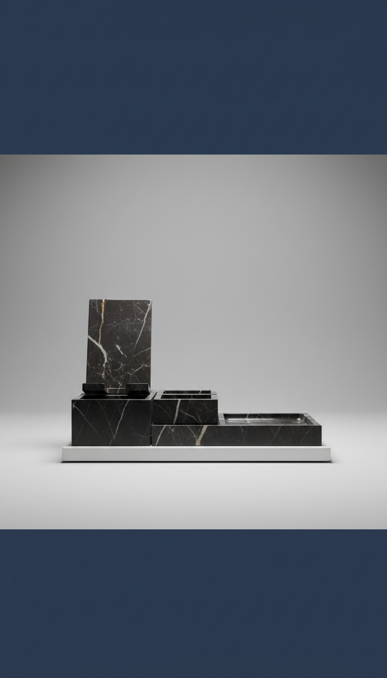 Premium Marble Desktop Organizer My Store