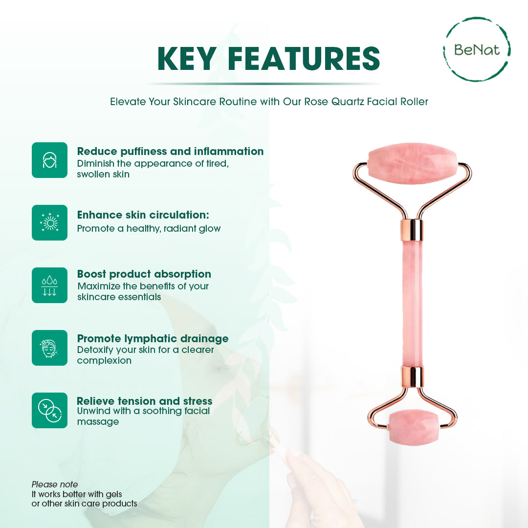 Rose Quartz Face Roller My Store