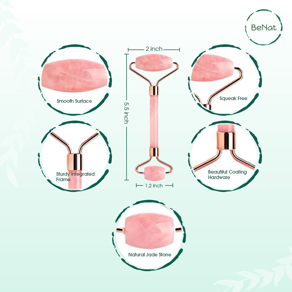Rose Quartz Face Roller My Store