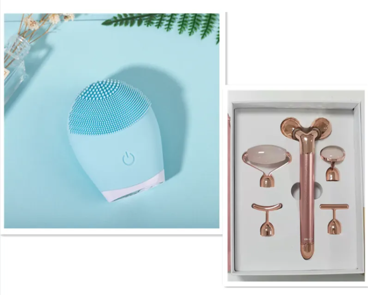 Ultrasonic Silicone Facial Cleansing Brush - Electric Skin Care Device My Store