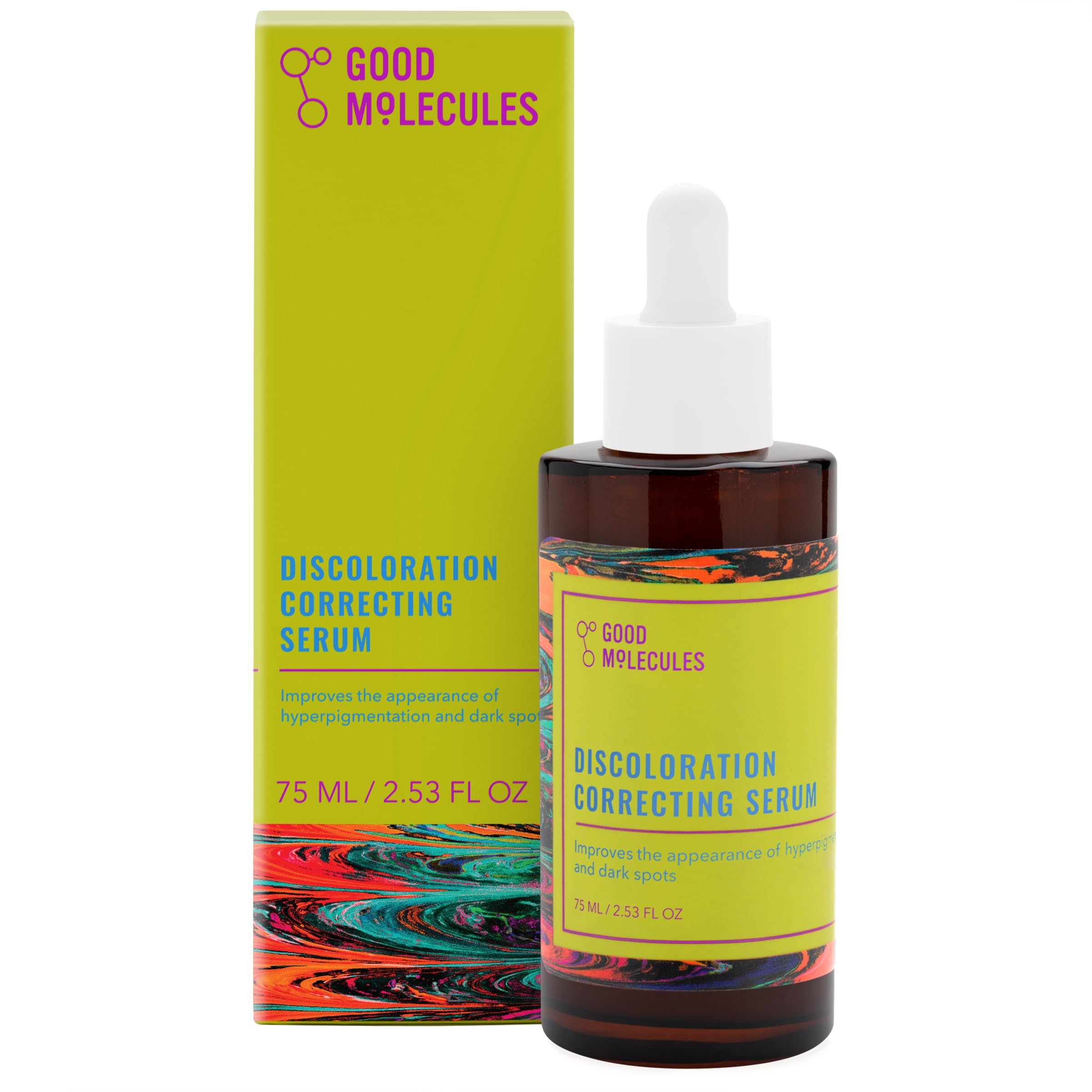 Good Molecules Discoloration Correcting Serum - Tranexamic Acid Ester Salt and Niacinamide for Dark Spots Sun Damage and Age Spots - Skincare Face My Store
