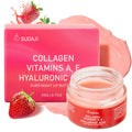 SUDAJI Collagen Lip Mask Hydrating Lip Balm Overnight Moisture Lip Butter with Hyaluronic Acid & Aloe Vera Sleeping Nourishing Lip Butter Balm My Store