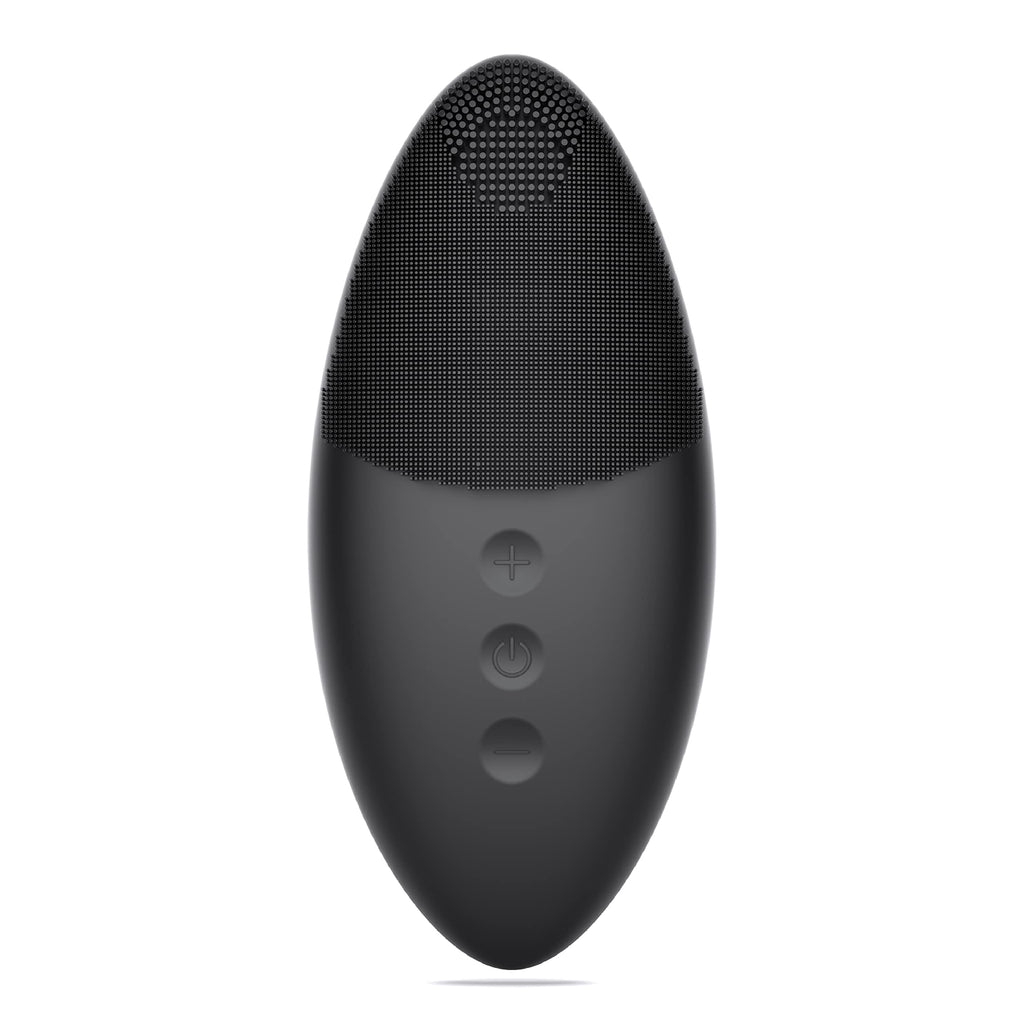 Chargeworx Groom Essentials Rechargeable Silicone Face Scrubber Face Massager Tool Waterproof Sonic Facial Cleansing Brush Skincare Eye Massager Face Exfoliator Face Brush Skin Care Tools My Store