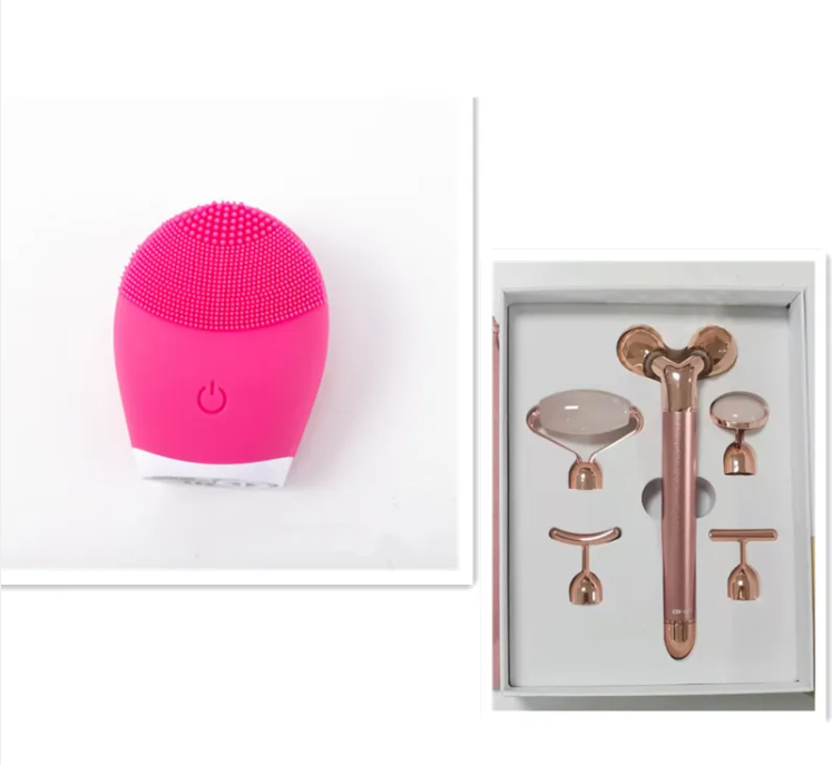 Ultrasonic Silicone Facial Cleansing Brush - Electric Skin Care Device My Store