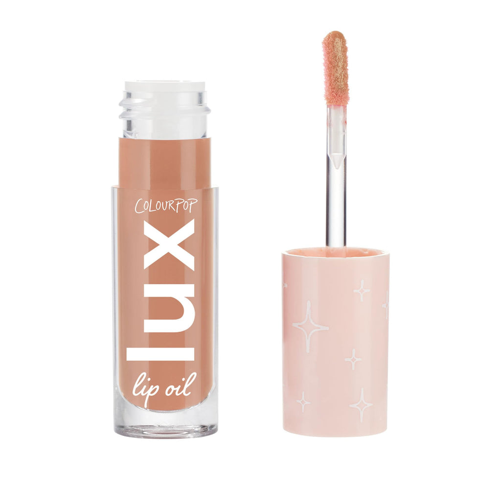 ColourPop Lux Lip Oil - Hydrating Sheer Tinted Lip Oil Formulated with Antioxidant-Rich Chamomile Extract & Calendula Oil - Non-Greasy Nourishing Soft-Warm Nude Lip Oil - Skinny Dip (0.16 oz) My Store
