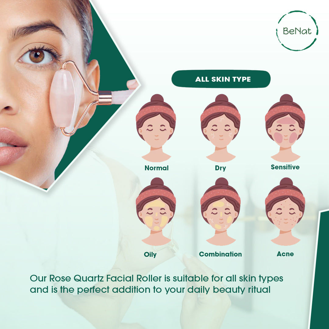 Rose Quartz Face Roller My Store