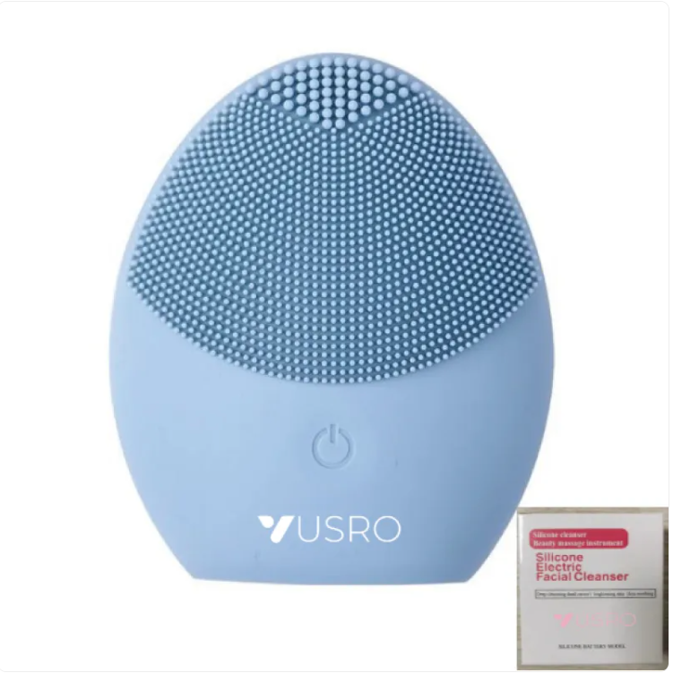 Ultrasonic Silicone Facial Cleansing Brush - Electric Skin Care Device My Store