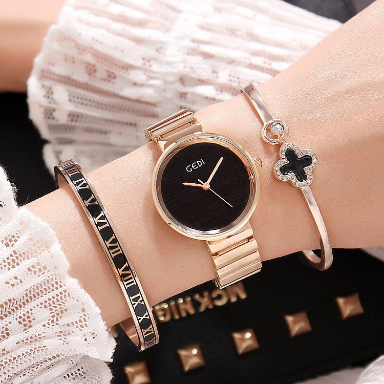 Fashion Women's Bracelet and Watch Set (3 Pieces) My Store