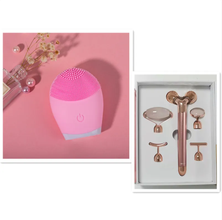 Ultrasonic Silicone Facial Cleansing Brush - Electric Skin Care Device My Store